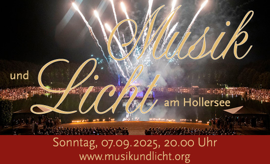 Ankündigung Musik und Licht am Hollersee