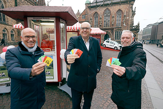 Eröffnung der Bürgerpark-Tombola 2022 Eröffnung der Bürgerpark-Tombola 2022
